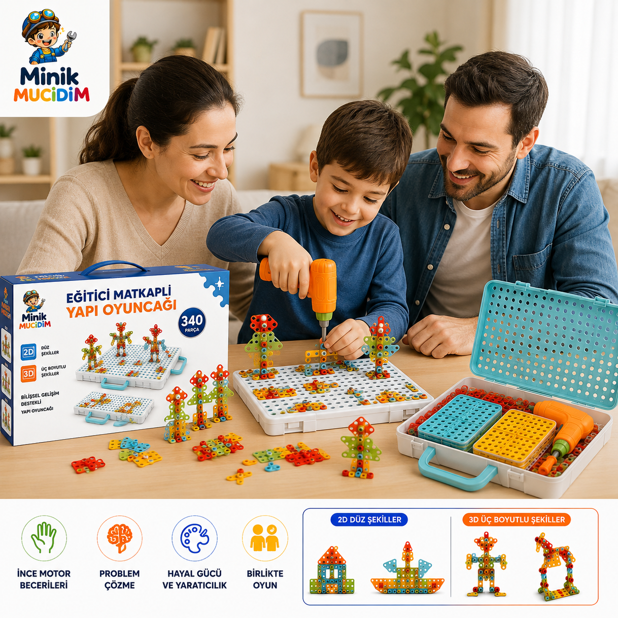 Minik Mucidim – Çocuk Yapı Atölyesi